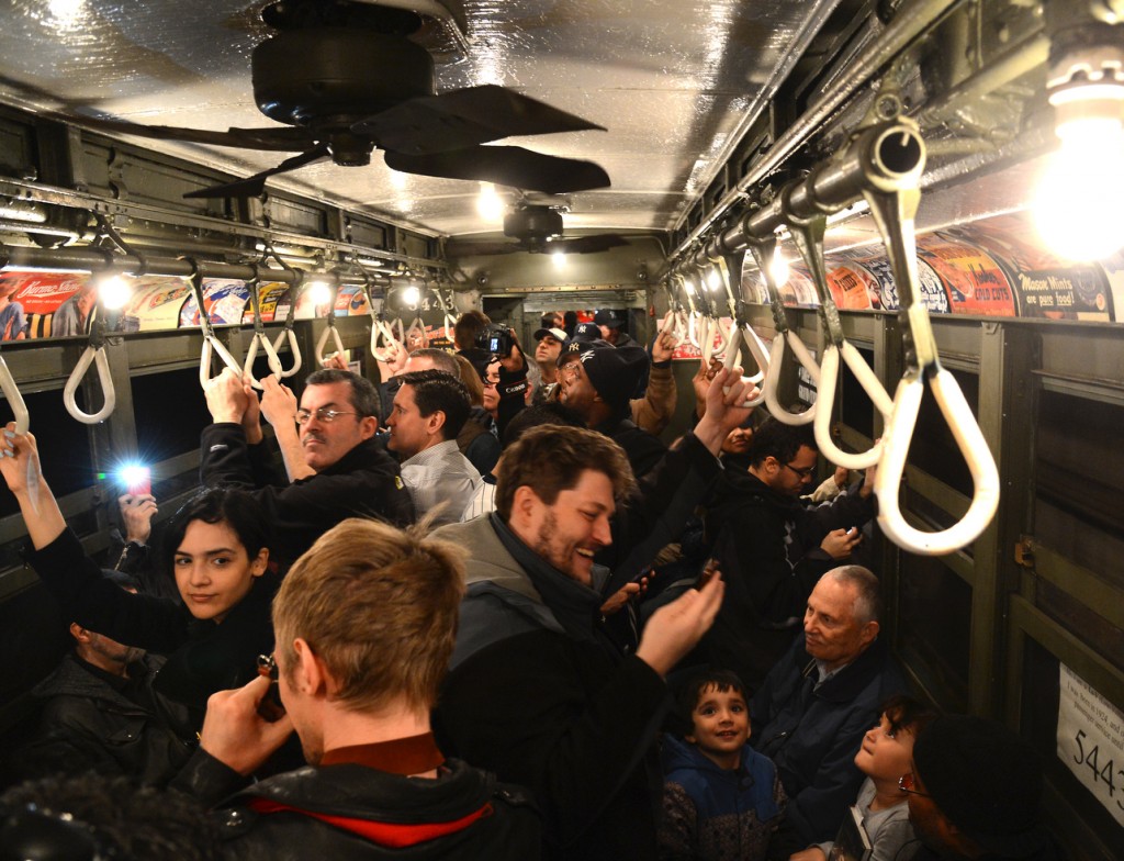 Crowded train