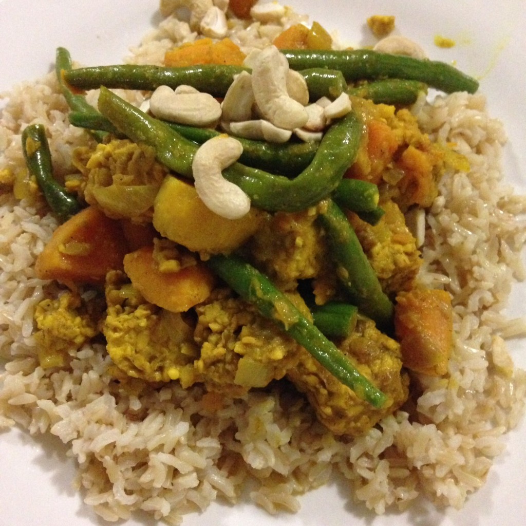 Tempeh curry